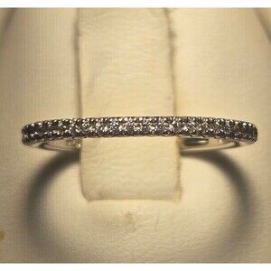 Romance Stacker Sterling Silver Ring Sz 6